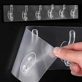 Crystal Clear Multi-Hook Organizer Strip (pack of 5)