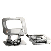 360° Rotating Metal Desktop Stand for Tablets and Phones