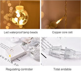 Wish Ball Led Curtain String Lights for Home Decor