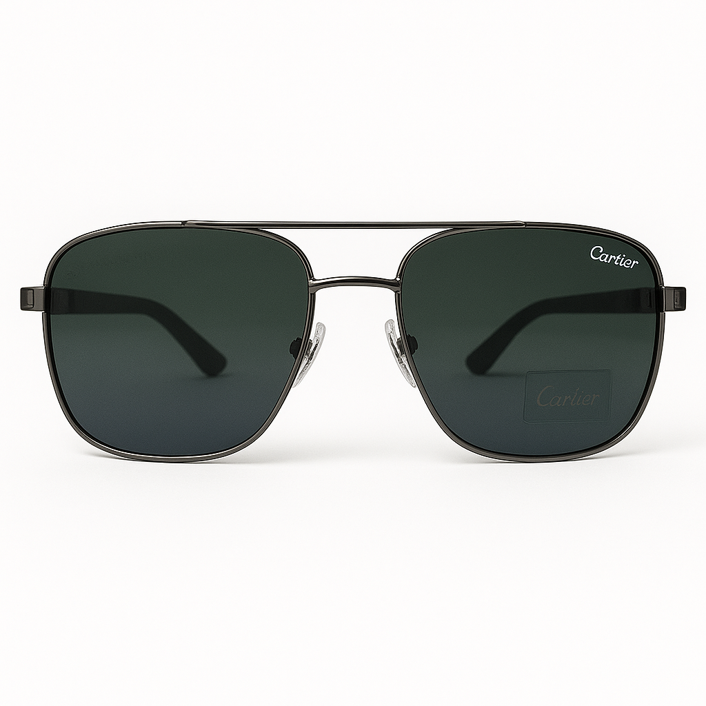 Blue & Brown Deep Avaitors Sunglasses