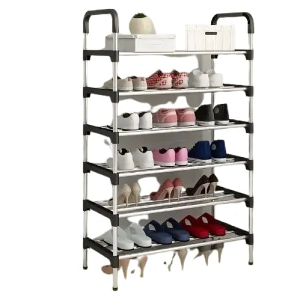 6 Layer Steel Shoe Rack Organizer