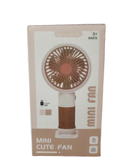 Portable Mini Cute Fan – USB Rechargeable Handheld & Table Desk Fan