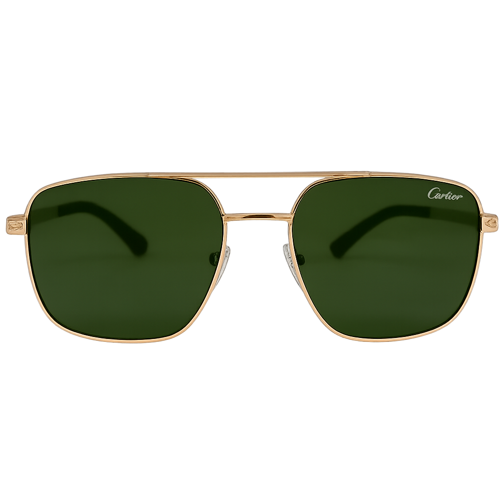 Stylish Gold Aviators Sunglasses