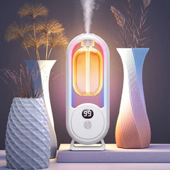 Wall Mounted Essential Oil Diffuser Rechargeable Timed Spray Digital Display Air Freshener