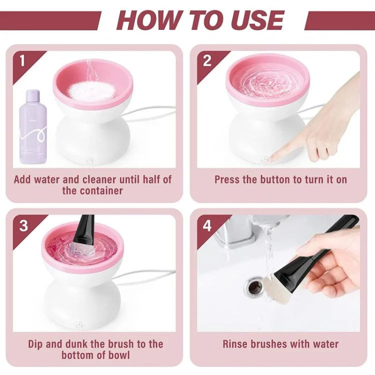 Electric Makeup Brush Cleaner