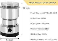 NIMA Electric Grinder Stainless Steel Coffee