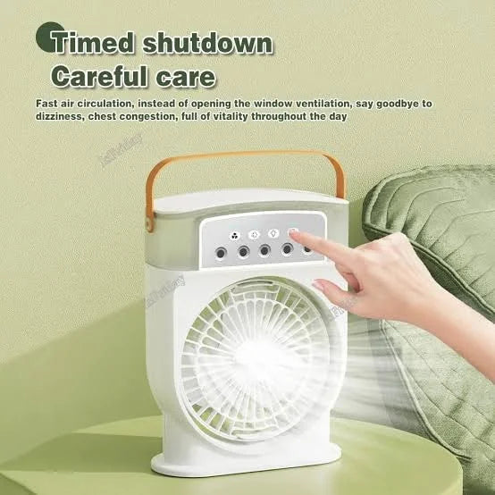 Portable Air Conditioner Humidifier Fan with Timing Function