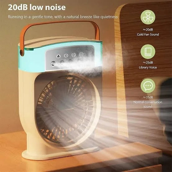 Portable Air Conditioner Humidifier Fan with Timing Function