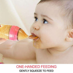 Baby Feeder with Attached Spoon