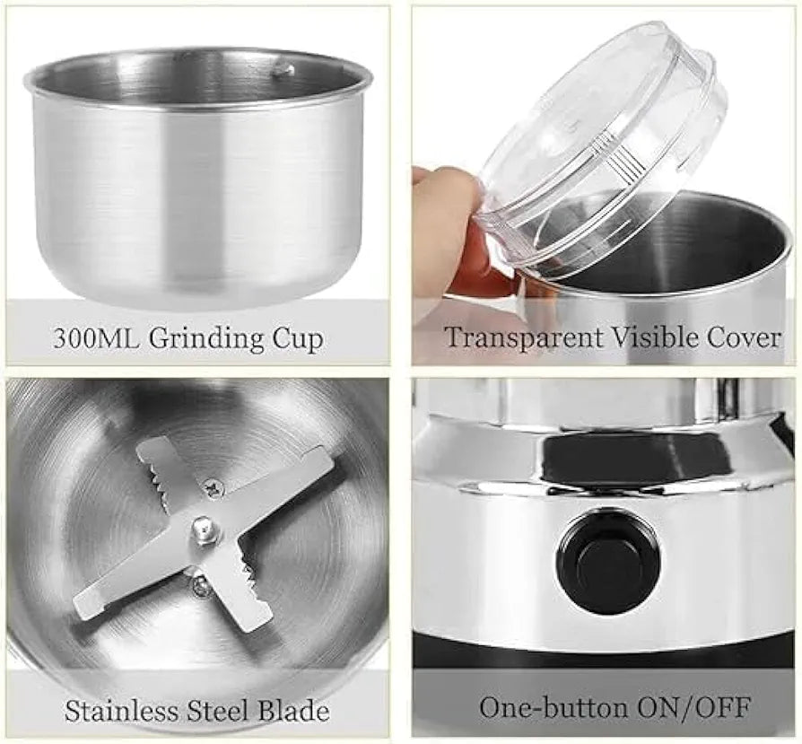 NIMA Electric Grinder Stainless Steel Coffee