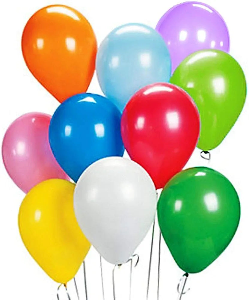 100pcs Latex Baloons Multicolored