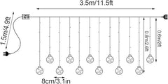 Wish Ball Led Curtain String Lights for Home Decor