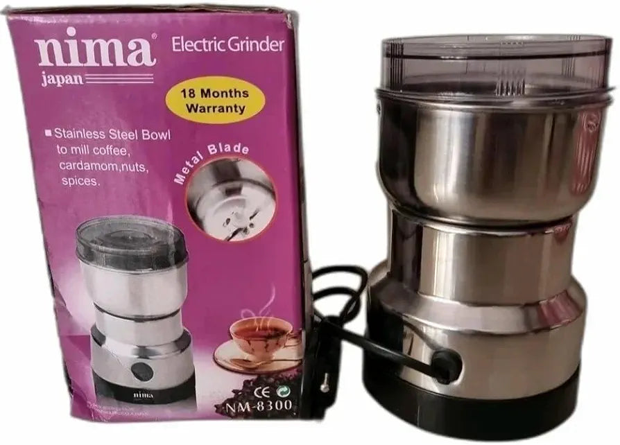 NIMA Electric Grinder Stainless Steel Coffee