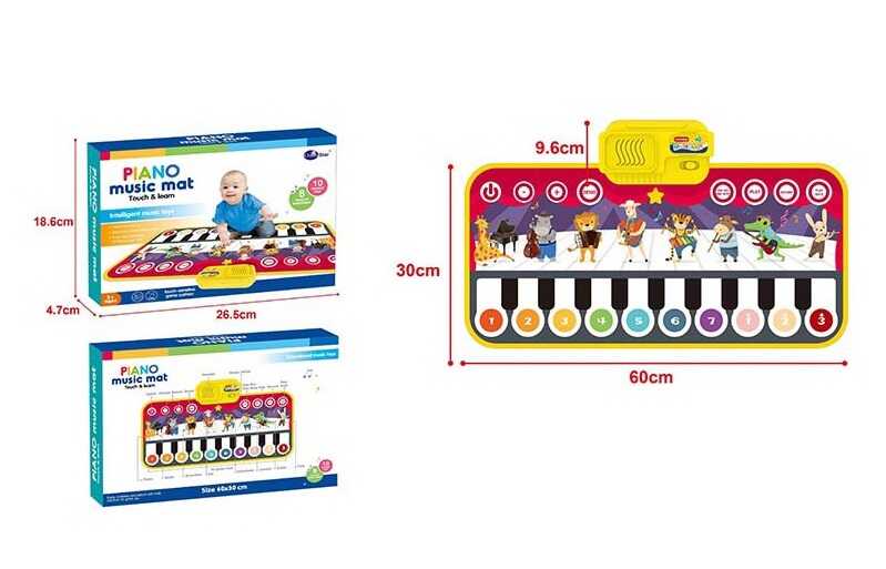 Musical Piano Play Mat Touch & Learn