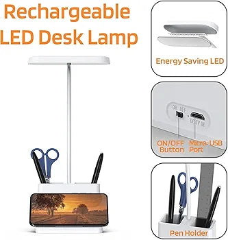 USB RECHARGEABLE TABLE LAMP LEARNING