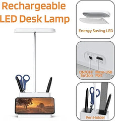 USB RECHARGEABLE TABLE LAMP LEARNING