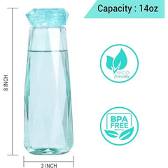 DIAMOND GLASS BOTTLE