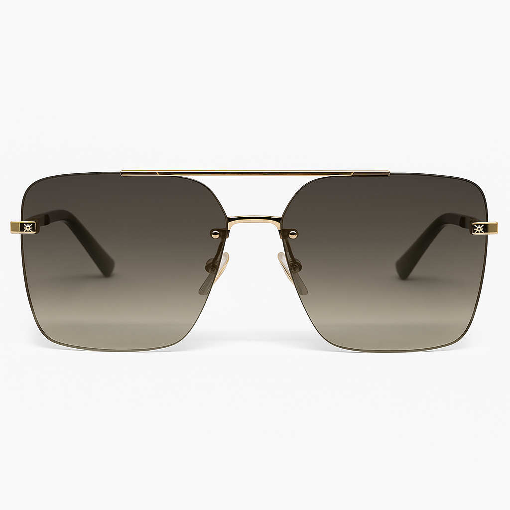 Gold & Black Arms sunglasses