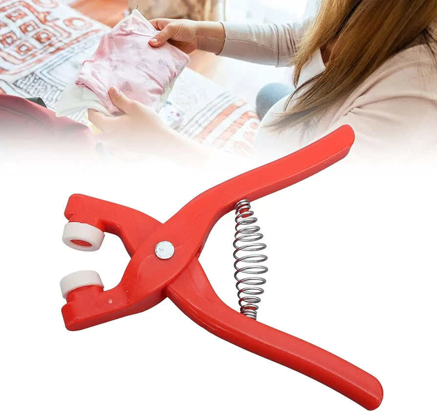 Hand Plier Button Press Tool With 25 Buttons