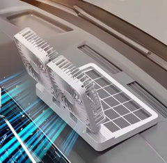 Rechargeable Dual Head Solar Fan