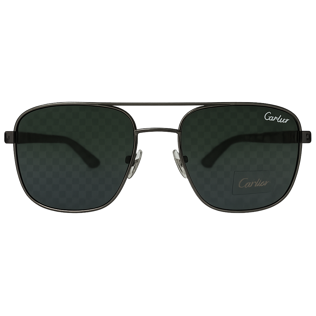 Blue & Brown Deep Avaitors Sunglasses