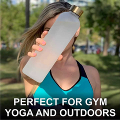 Acrylic Water Bottle (1000ml) - Random