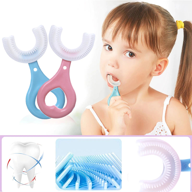 U Shaped Toothbrush for Children