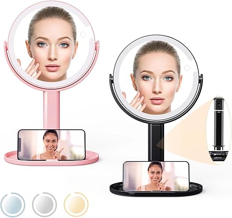 Makeup Mirror With LED Vanity Light