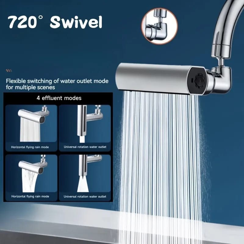 ROTATING WATER FAUCET