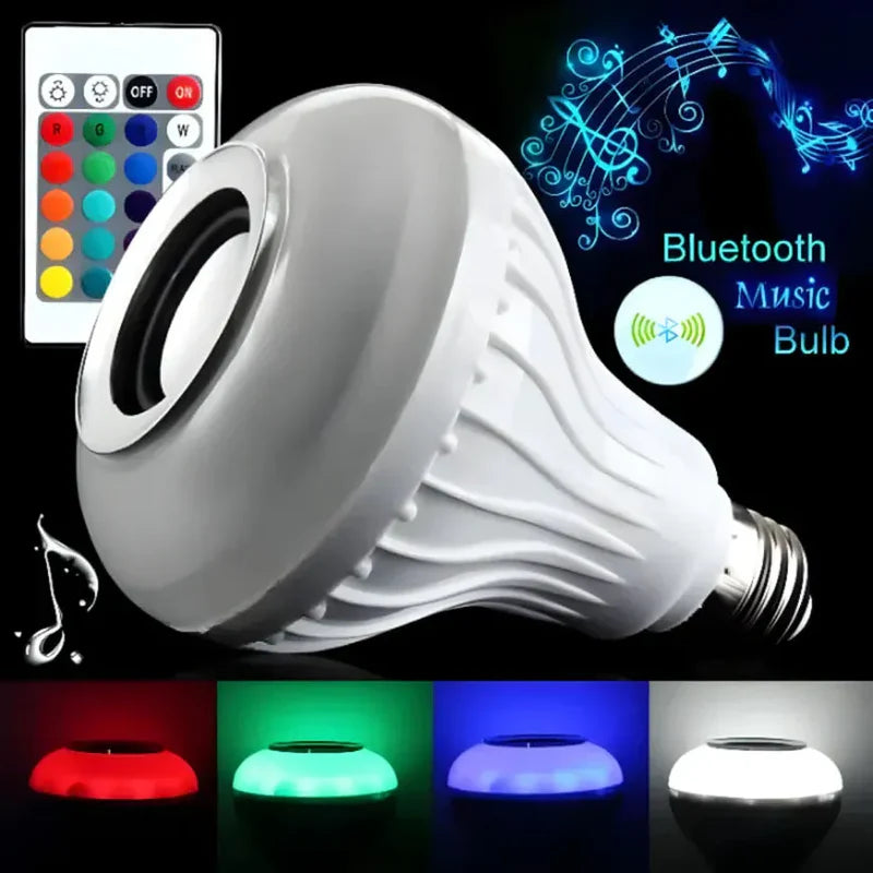 LED MUSIC LIGHT BULB WITH BLUETOOTH SPEAKER