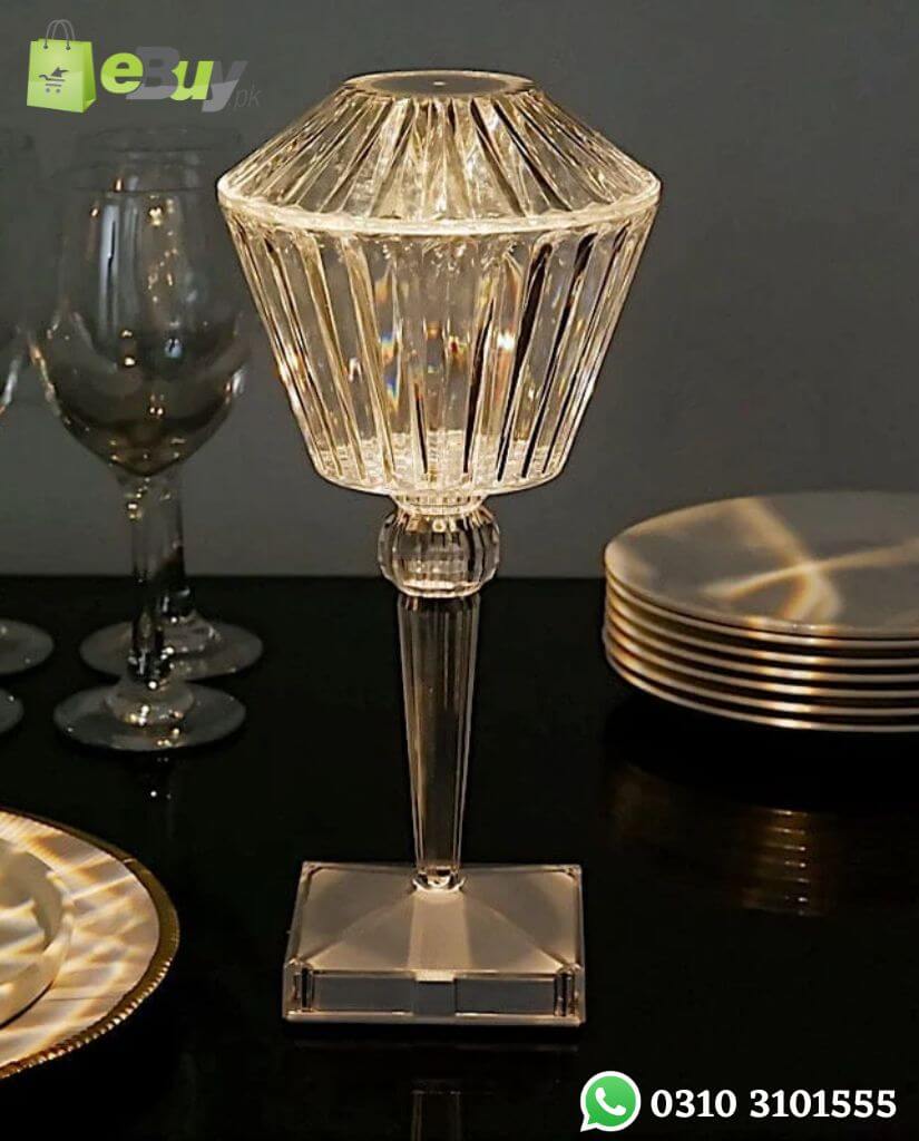 Crystal table lamp