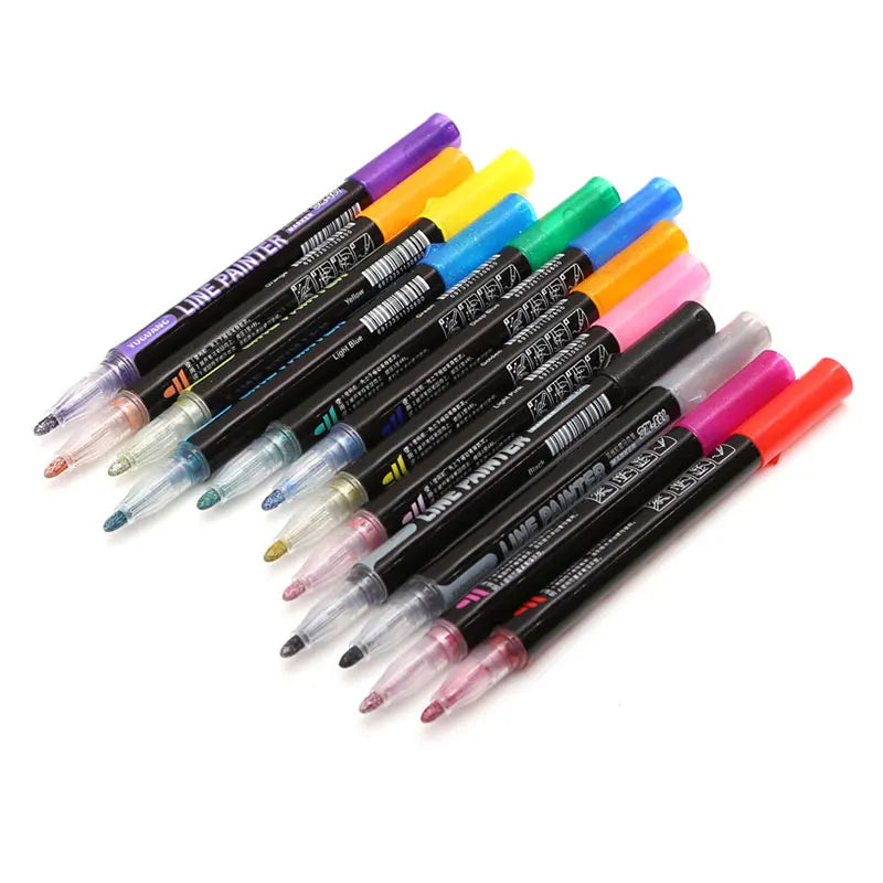 PACK OF 12 DOUBLE LINE ART MARKERS