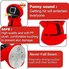Stress Relief Punch Doll – Squid Guard Plush Toy for Fun & Relaxation