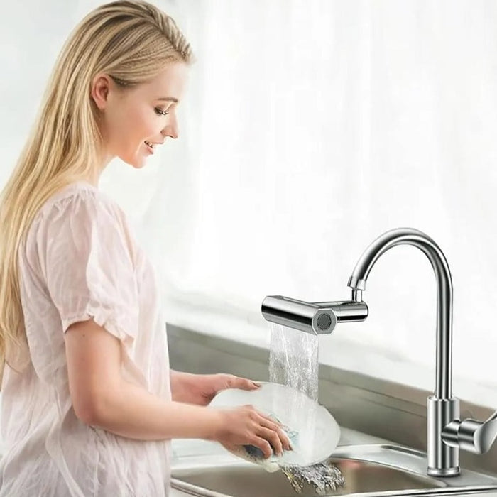 ROTATING WATER FAUCET