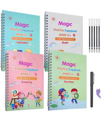 Magic Practice Book for Children - Pack of 4