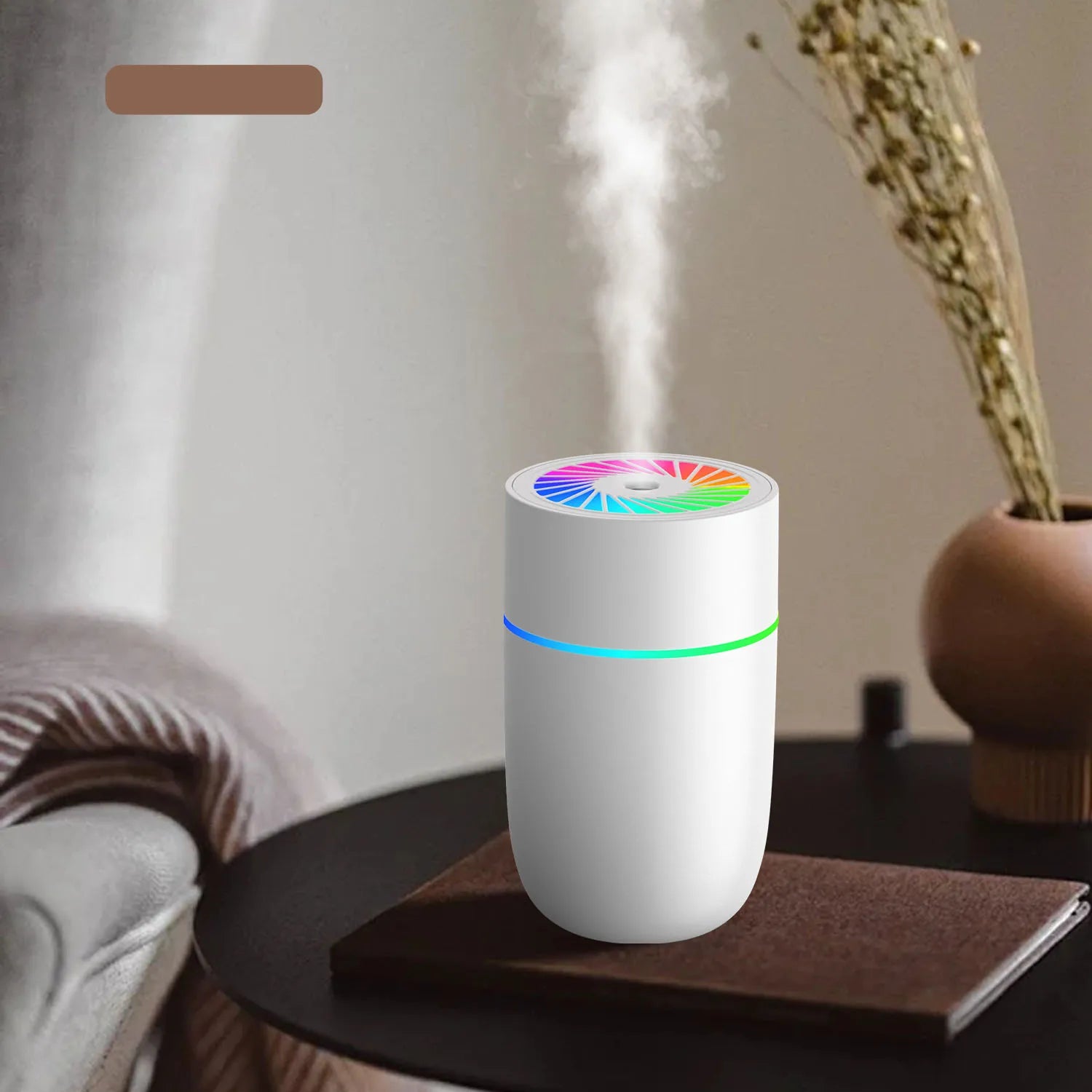 320ml Humidifier Portable USB Ultrasonic Colorful Cup Aroma Diffuser Cool Mist Maker Air Humidifier Pv