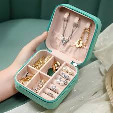 Portable Jewelry Storage box | Leather Jewelry box