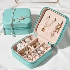 Portable Jewelry Storage box | Leather Jewelry box