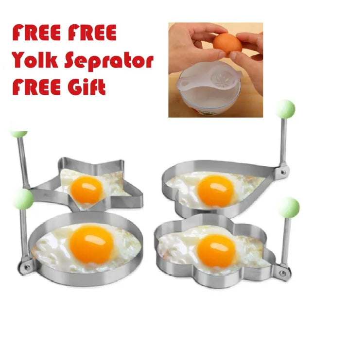 4pcs FRIED EGG MOULDS