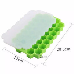 Silicone 37 Cells Hexagonal Ice Tray - Free Shipping