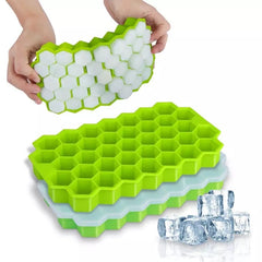 Silicone 37 Cells Hexagonal Ice Tray - Free Shipping