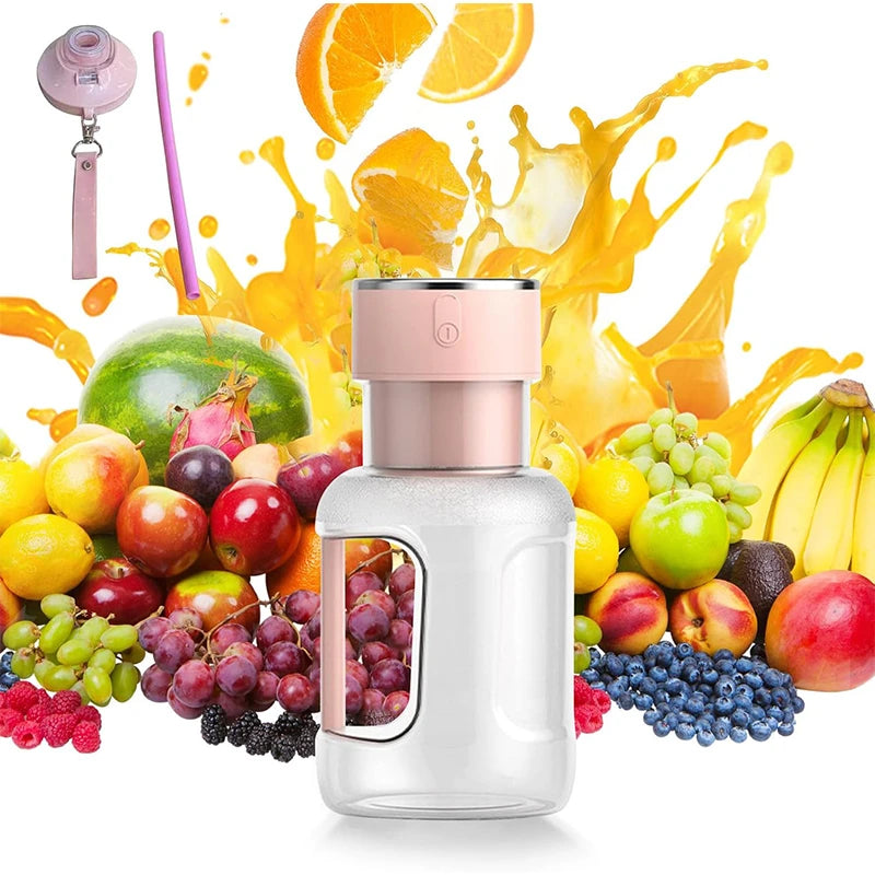 Portable electric rechargeable juicer