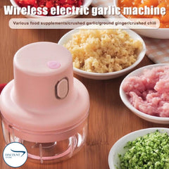Rechargeable Electric Bowl Food Chopper (250ML)