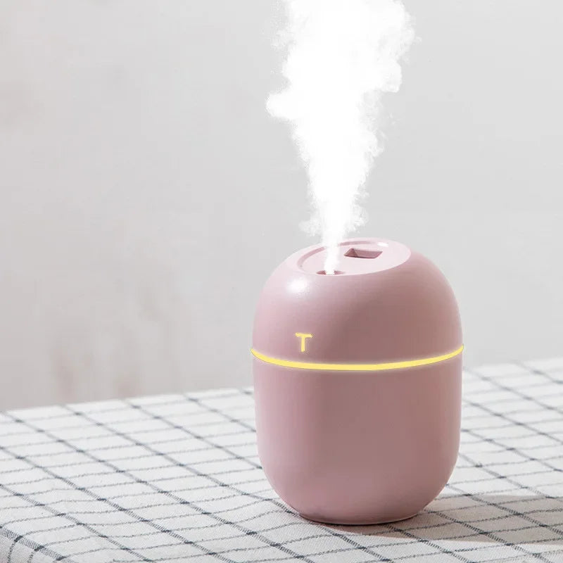 220ML Mini Ultrasonic Air Humidifier Essential Oil Diffuser For Home Office Car Purifier USB Aroma